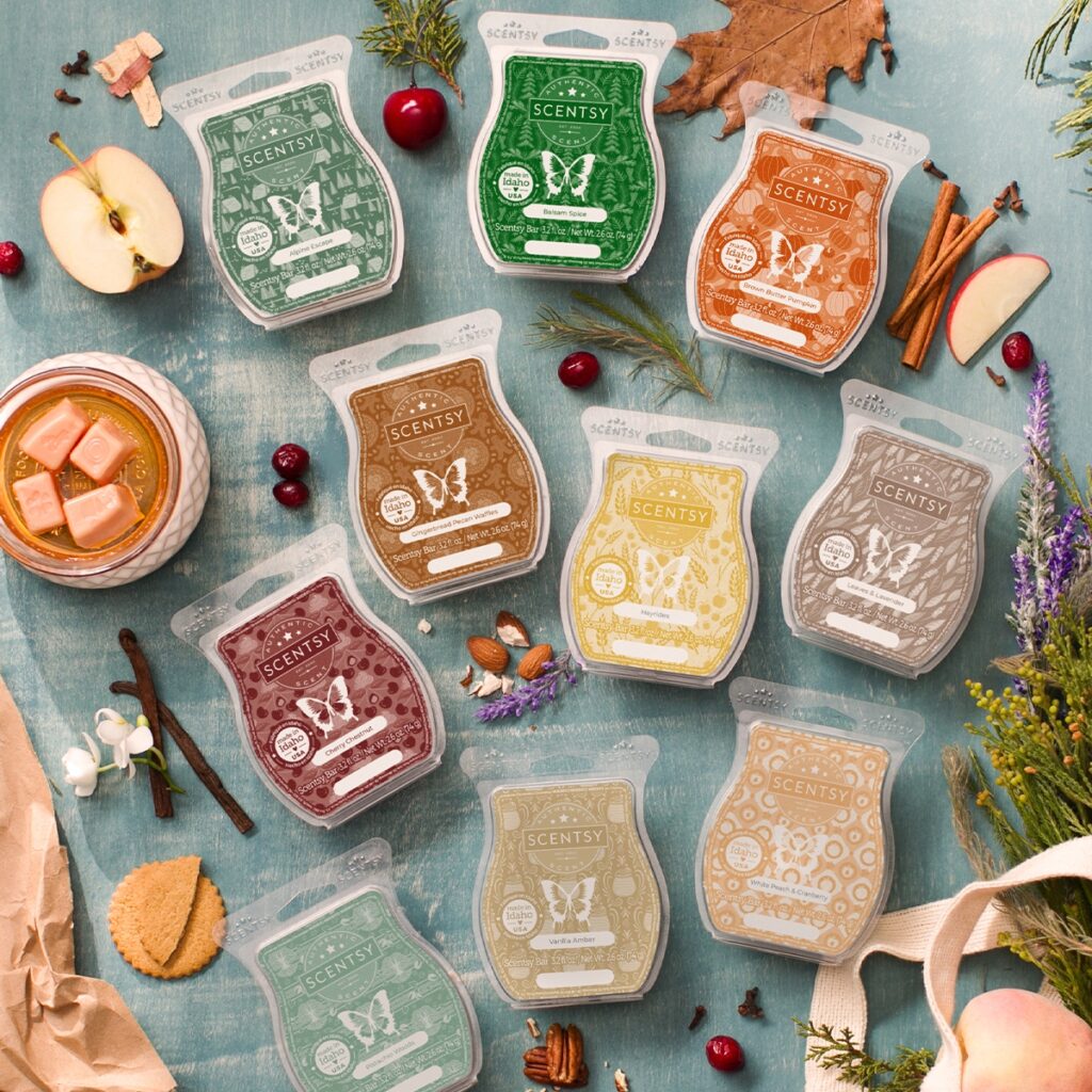 Scentsy's Fall/Winter 2024 Bars